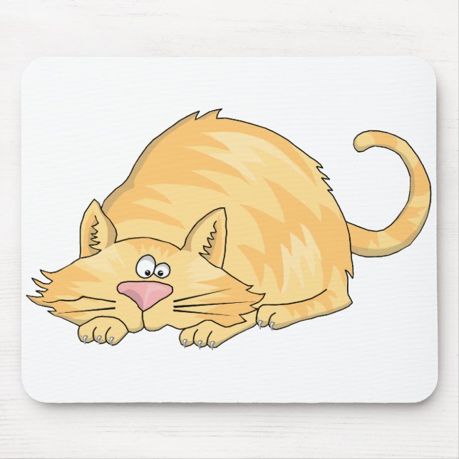 tabby cat mouse pad (Front)