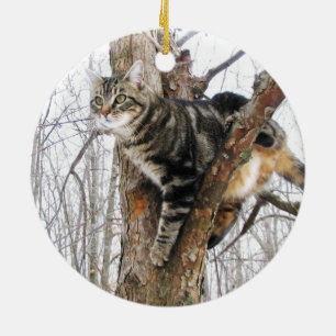 Tabby Cat Ornament
