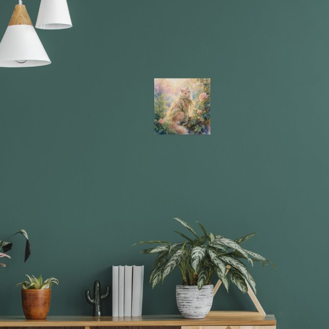 Tabby Cat Poster (Living Room 1)