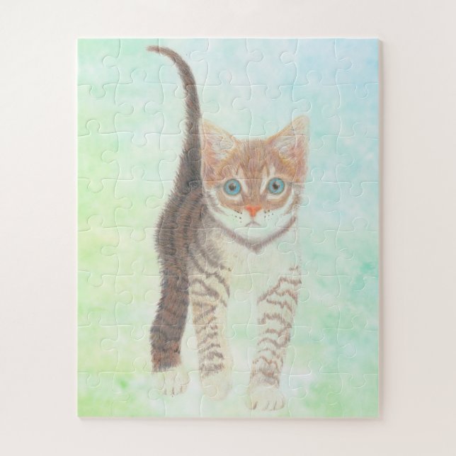 Tabby Cat Puzzle (Vertical)