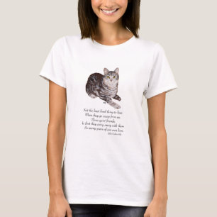 Tabby Cat Rainbow Bridge T-Shirt