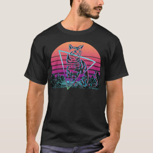 Tabby Cat Retro T-Shirt