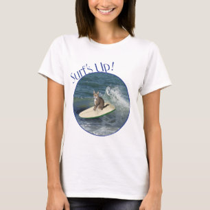 Tabby Cat Surf's Up! T-Shirt