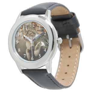 Tabby Cat Wrist Watch