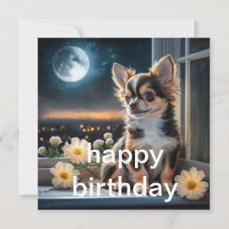 Tabby dog Birthday Card, dog birthday dog, Tabby B Holiday Card
