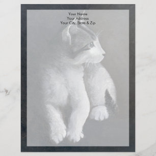 Tabby Kitten Customised Letterhead