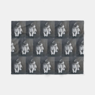 Tabby Kitten Fleece Blanket