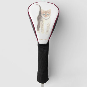 Tabby Kitten Golf Head Cover