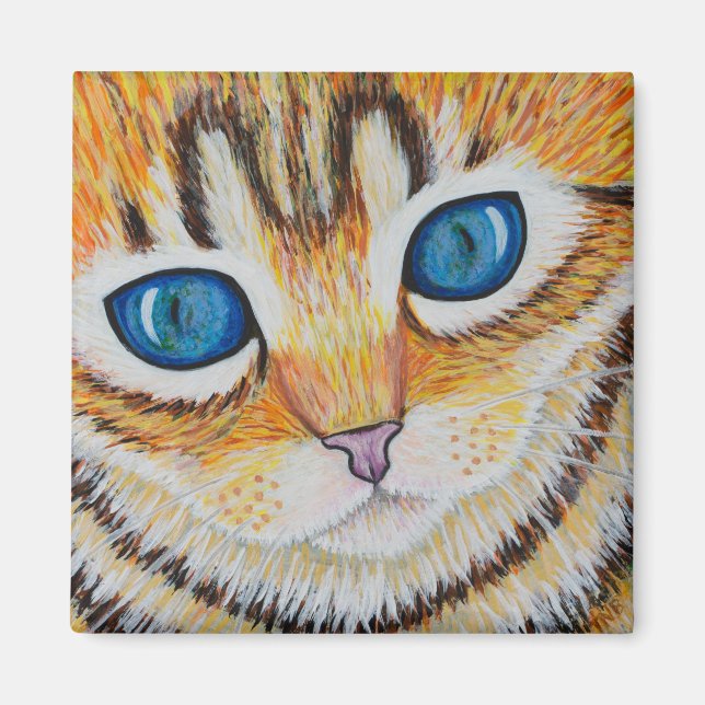 Tabby Kitten Magnet (Front)