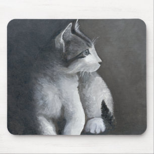 Tabby Kitten Mouse Pad