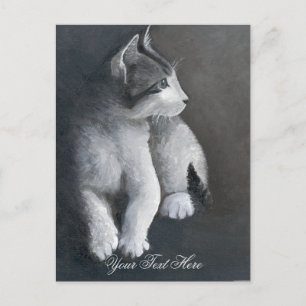 Tabby Kitten postcard