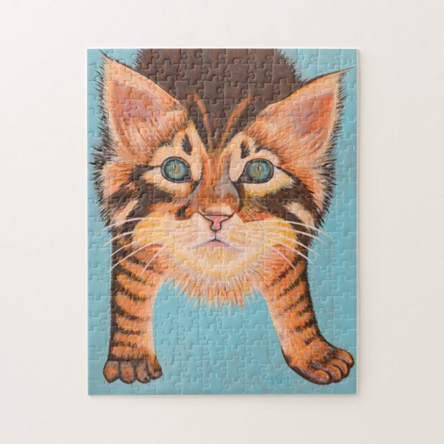 Tabby Kitten Puzzle (Vertical)