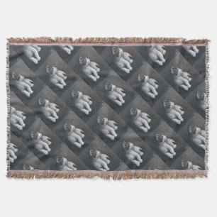 Tabby Kitten Throw Blanket