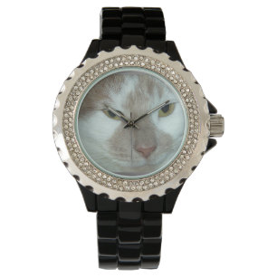 Tabby Kitty Cat Watch
