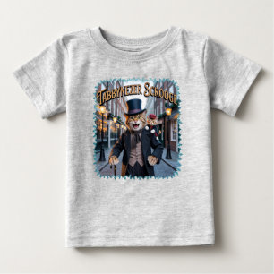 Tabbynezer Scrooge Illustration – Tabby Scrooge Baby T-Shirt