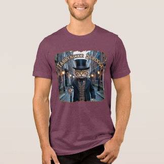 Tabbynezer Scrooge Photographic – Tabby Scrooge Tri-Blend Shirt
