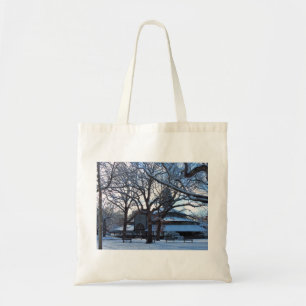 Tabernacle Morning After Snow - Martha's Vineyard Tote Bag
