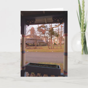Tabernacle View from the Porch - Martha's Vineyard Card
