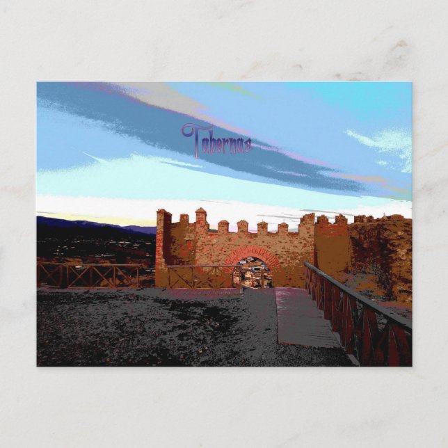 Tabernas Castle Postcard (Front)