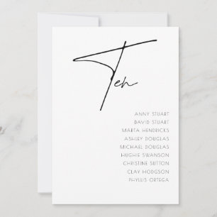 Table 10 Modern Wedding Table Number template