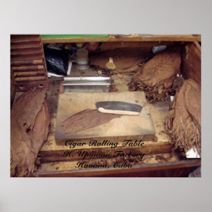 Table and Tools, Cigar Rolling TableH. Upmann F... Poster