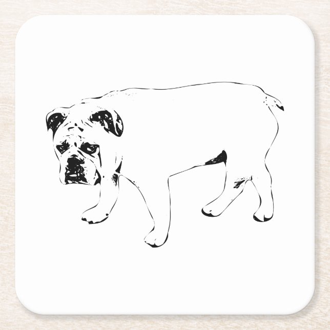 Table Buddy, Bulldog Coaster (Front)