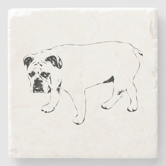 Table Buddy, Bulldog Coaster (Front)