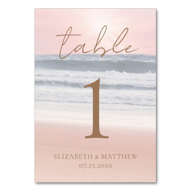Table Card (Front)