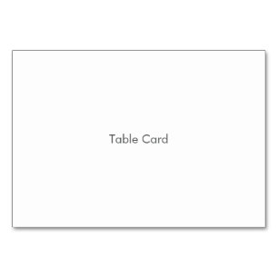 Table Card