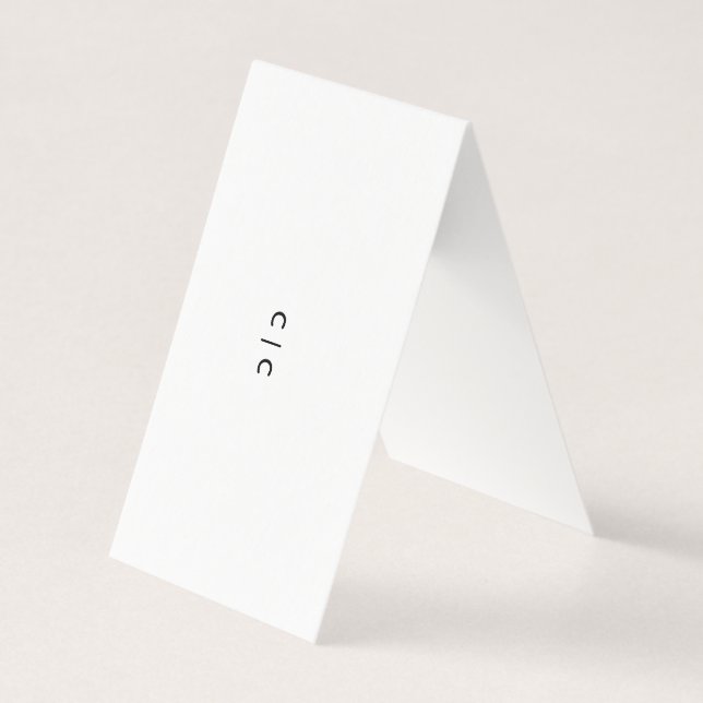 Table Card (Front)