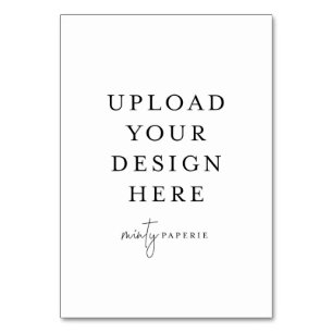 Table Card - 3.5" x 5" Portrait