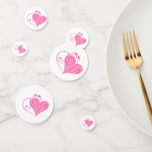 Table Confetti  Hearts (Group)