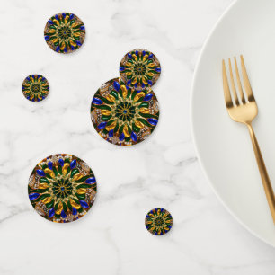 Table confetti with Brazil Colours