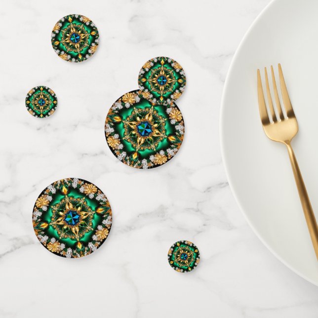 Table confetti with Brazilian Colours (Group)
