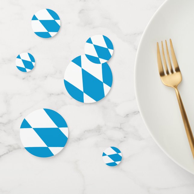 Table confetti with flag of Bavaria (Group)