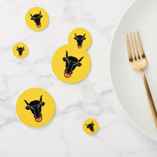 Table confetti with flag of Uri, Switzerland