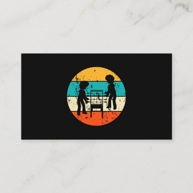 Table football table football table football table business card (Front)