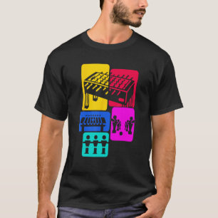 Table Football Tshirt Foosball Player Retro Boys F