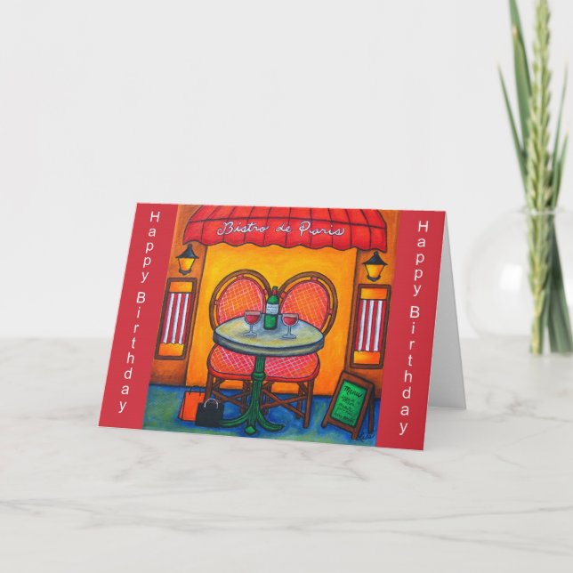 "Table for Two" Birthday Card (Front)