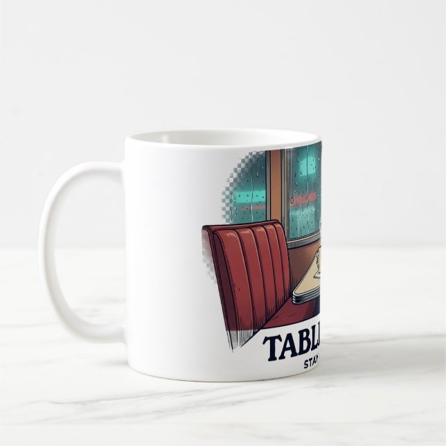 Table for Two Retro Diner NIGHTSHIFT 90 Coffee Mug (Left)