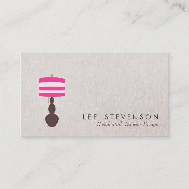 Table Lamp Business Card (Front)