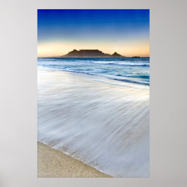 Table Mountain Across Table Bay Poster (Front)