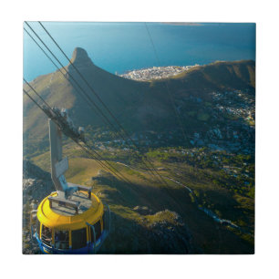 Table Mountain Cable Car, Cape Town Ceramic Tile