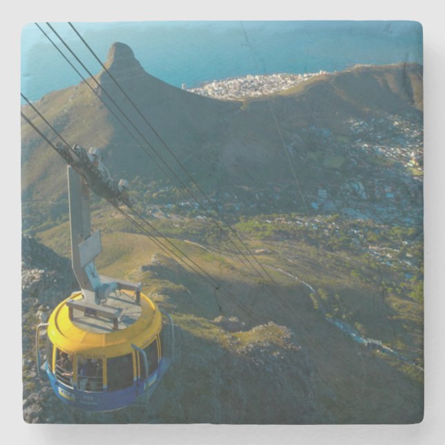 Table Mountain Cable Car, Cape Town Stone Coaster (Front)