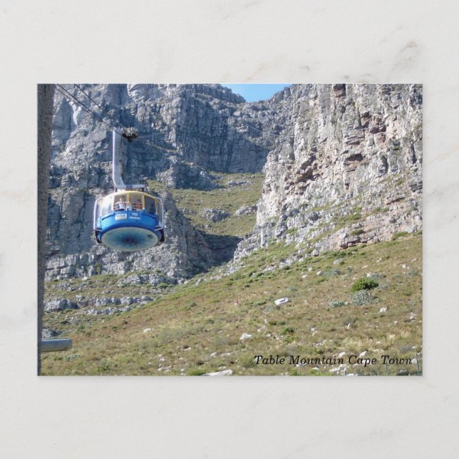 Table Mountain Cable Car South Africa Postcard (Front)