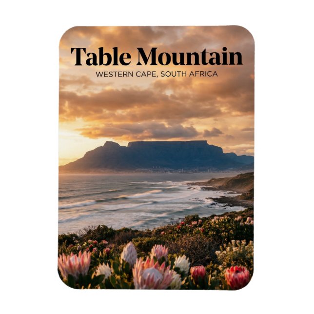 Table Mountain, Cape Town, Western Cape Magnet (Vertical)