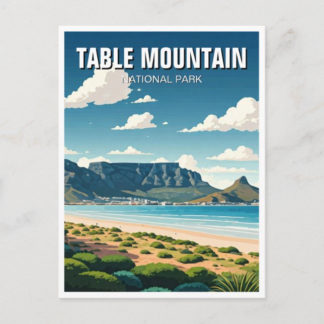 Table Mountain National Park South Africa Postcard (Front)