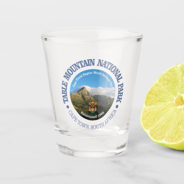 Table Mountain NP Shot Glass (Front)