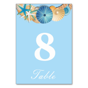 Table Number Card