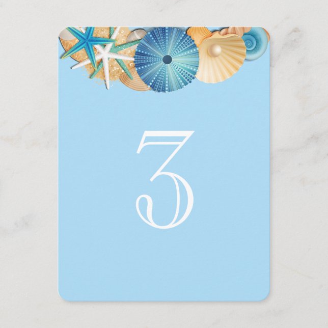 Table Number Card-3 (Front)